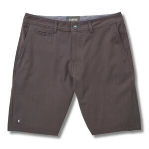 Linksoul Boardwalker Swim Shorts Greenish Brown 38 Board Short Casual 10" Inseam